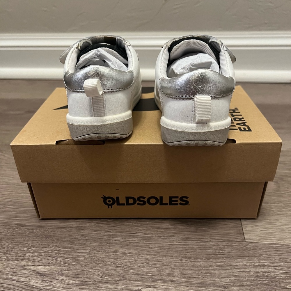 Old Soles Field Squad Sneakers in Snow, Silver, and Black - Picture 5 of 9